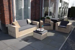 Wood4You Gartenlounge Gartensofa Gartenbank Massivholz Wetterfest Mit Kissen - 240cm Breite -Deutschland Garten Zier Verkaufs-Shop 848a33a5252e1dc6e77f9129664baf6b