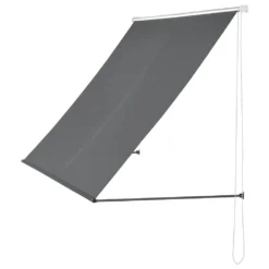 Standmarkise HLO-PX21 Mit Seitenzugkette Grau 150 X 120 Cm -Deutschland Garten Zier Verkaufs-Shop 84bf1f96d9b95415c375df997e9be9e3