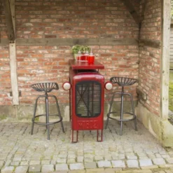 Esschert Design Traktortisch Rot; IH033 -Deutschland Garten Zier Verkaufs-Shop 8600ada1bf6aef8d60f7b94106966ded