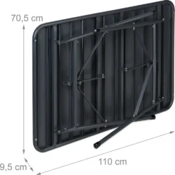 Relaxdays Gartentisch Klappbar Metall -Deutschland Garten Zier Verkaufs-Shop 86751081e64d7f23671dc7f9ea85501c