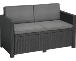 Loungeset Keter Victoria Polyrattan Optik 4-Sitzer 4-teilig Grau Inkl. Polster -Deutschland Garten Zier Verkaufs-Shop 86b8b3b00592331b4fa545e7d001fb20