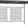 VidaXL Pavillon Mit Ausziehbarem Dach 4x3x2,3 M Anthrazit 180 G/m²