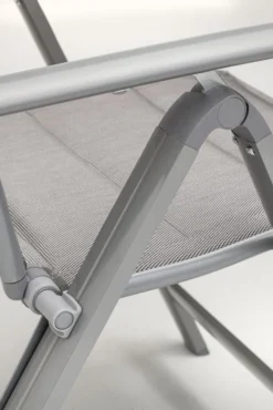 Merxx Bermeo Klappsessel 2-er Set, Silber/diamantbraun -Deutschland Garten Zier Verkaufs-Shop 87e2076aa1bf04e5e0654552d78e79dc