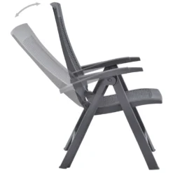 Verstellbare Gartenstühle 2er Set Garden Chair Esszimmerstühle Sessel | Garten Stapelstuhl Hochlehner Kunststoff Moccafarben - 8043 -Deutschland Garten Zier Verkaufs-Shop 88079fba34993a0df728f70422e67c2d
