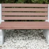 TrendLine Gartenbank Mit Lehne 114 X 52 X 75 Cm