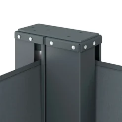 Doppel Seitenmarkise Sichtschutz 160x600cm Sonnenschutz Seitenrollo Eck Markise Anthrazit -Deutschland Garten Zier Verkaufs-Shop 895ced03f250029be360e83cf6105d0e