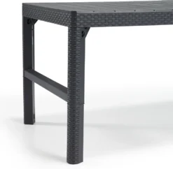 Allibert Gartentisch Lyon, Graphitgrau -Deutschland Garten Zier Verkaufs-Shop 89c3c347305154568d5bdbed52b3774a