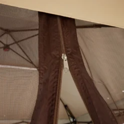 Tectake Faltpavillon Carabobo 3,64x3,64x2,94m - Braun -Deutschland Garten Zier Verkaufs-Shop 89c4b78e7141ce5839eae1f727af6d19