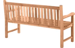 Möbilia Gartenbank 150 Cm | 3-Sitzer Aus Teak Holz | B 150 X T 63 X H 92 Cm | Natur | 11020014 | Serie GARTEN -Deutschland Garten Zier Verkaufs-Shop 8a46f5d21e3851e6638ecb5437899567