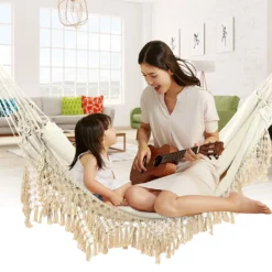 SNAILHOME Makramee Hängematte Hängestuhl Hängesitz Hängeschaukel Sessel 200KG 150*200cm -Deutschland Garten Zier Verkaufs-Shop 8a9a82b66787e31b3ba24f6161684e0d