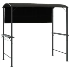 VidaXL Pavillon Mit Dach 220x110x200 Cm Anthrazit