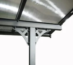 Westmann Aluminium Terassenüberdachung Mit Doppelstegplatten "Bruce" Schwarz 556 X 300 X 225-270 Cm (L X B X H) -Deutschland Garten Zier Verkaufs-Shop 8cb58283b12793d0c7b7a02d5cbdc41f