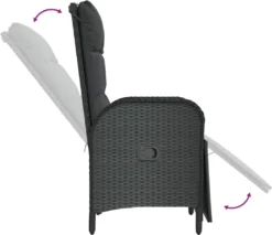 VidaXL Garten-Relaxsessel Mit Kissen 2 Stk. Poly Rattan Schwarz -Deutschland Garten Zier Verkaufs-Shop 8ccd79a60a95d0c5739242c8e265aee8
