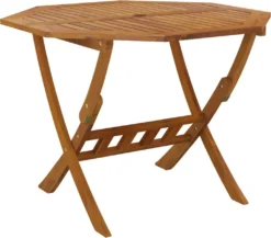 VIDAXL Klappbarer Gartentisch 90x75 Cm Massivholz Akazie
