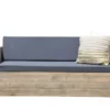 Wood4You Gartenlounge Gartensofa Gartenbank Massivholz Wetterfest Mit Kissen - 240cm Breite