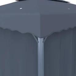 VidaXL Pavillon Mit Vorhängen & LED-Lichterkette 4x3 M Anthrazit -Deutschland Garten Zier Verkaufs-Shop 900bd32eb83cd185f85622ff94935f0a