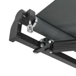 Juskys Markise 350 X 300 Cm - Beschattung Terrasse & Balkon - Gelenkarmmarkise Mit Kurbel & Halterung - Sonnenschutz Balkonmarkise Gelenkmarkise Grau -Deutschland Garten Zier Verkaufs-Shop 90e5c93b5ee4aa504bac216ccac6430b