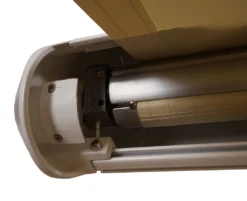 Elektrische Kassetten-Markise H124, Vollkassette, 4x3m Ausfahrbarer Volant Polyester Creme -Deutschland Garten Zier Verkaufs-Shop 90f0dfda0541fe24e2aeacc28e34da8e