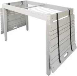 Habau Gartentisch / Balkontisch Mit Wäscheleine Holz Grau 106x60cm -Deutschland Garten Zier Verkaufs-Shop 926894784a40f08d9772b0fc3fe0c1d8