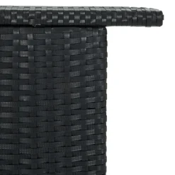 VidaXL Garten-Bartisch Schwarz 120x55x110 Cm Poly Rattan -Deutschland Garten Zier Verkaufs-Shop 943ba26a33efbf3ee7dac0a138d0c775