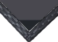 VidaXL Gartentisch Schwarz 240x90x74 Cm Poly Rattan Und Glas -Deutschland Garten Zier Verkaufs-Shop 94b1dc1b0f5468b6cd395a34aa2a060f
