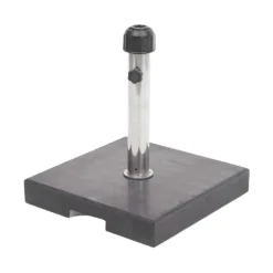 Sonnenschirmständer HWC-F92, Schirmständer Schirmhalter, Granit 24kg Eckig Schwarz