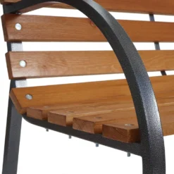 Gartenbank Leoben, Parkbank Holzbank Sitzbank, 150cm Natur Lackiert -Deutschland Garten Zier Verkaufs-Shop 952d6f10c8f3e6038b293dbe463c2061