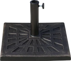 Outsunny Sonnenschirmständer 15 Kg Schirmhalter Regenschirm Base Für Ø38 Mm Ø48 Mm Kunstharz Schwarz 47 X47 X 32 Cm -Deutschland Garten Zier Verkaufs-Shop 95d22ccf7b525a39ed28fc1ebec85650