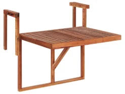 Balkonhängetisch Akazienholz Dunkelbraun 60 X 40 Cm Höhenverstellbar Balkontisch Balkon, Terrasse, Balkonmöbel -Deutschland Garten Zier Verkaufs-Shop 96a4365f15b8ddd7ccfdf0871588a50c