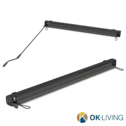 OK-Living Senkrechtmarkise Sonnenschutzrollo Seitenmarkise Anthrazit 250x140 Cm -Deutschland Garten Zier Verkaufs-Shop 977e98ba750c53fc767864c431a70bfe