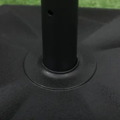 Outsunny Sonnenschirmständer 22 Kg Sonnenschirmfuß Für Mastdurchmesser Ø 32/34/38 Mm, Schirmständer Für Garten, Balkon, Zementfüllung, Schwarz 46 X 46 X 39 Cm -Deutschland Garten Zier Verkaufs-Shop 97f2a279e60866445760950f5c5785f7