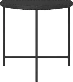 VidaXL Gartentisch Schwarz 80x50x75 Cm Poly Rattan -Deutschland Garten Zier Verkaufs-Shop 98ea0031166399ff4b55e00a72485003