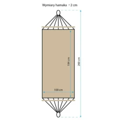 Hamak Standard Royokamp 1 Osobowy 200x100 Cm 1019062 -Deutschland Garten Zier Verkaufs-Shop 992ad2fd121c90c7e729d270c6f15d70
