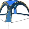 VidaXL Partyzelt Mit LED Und 4 Seitenwänden 3,6x3,6x2,3 M Blau