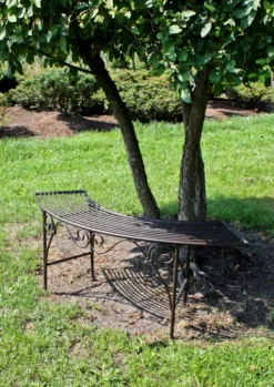 Garden Pleasure Eisen Bogenbank Sitzbank Parkbank Baumbank Edel Rost Optik Bank -Deutschland Garten Zier Verkaufs-Shop 9b626e46e00978fc14c42438f0887a58