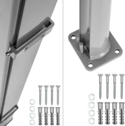 Tectake Aluminium Seitenmarkise Ausziehbar Mit Aufrollmechanismus - 200 X 300 Cm, Grau -Deutschland Garten Zier Verkaufs-Shop 9b68003130cb03a05821abe16bfe5992