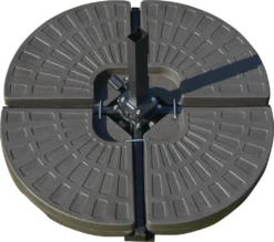 Outsunny Schirmgewicht 4-tlg. Schirmständer Mit 17 Kg Wasser Oder 25 Kg Sand Befüllbar HDPE Kaffee 100 X 100 X 10,5 Cm -Deutschland Garten Zier Verkaufs-Shop 9c2046fc241c1be3487637220d70cd52