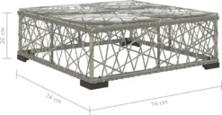 VidaXL 5-tlg. Garten-Lounge-Set Mit Kissen Poly Rattan Grau -Deutschland Garten Zier Verkaufs-Shop 9ce1e55001ee28cc6a1b88bf74b5f1aa