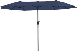 PHIVILLA Garten Sonnenschirme 380mm×200 Mm Balkonschirm Großer Sonnenschirm Für 6-8 Personen Terrassenmöbel Gartenschirm Handkurbel UV 50+ -Deutschland Garten Zier Verkaufs-Shop 9d234510d5f2fa180fb84f8ce59fb118