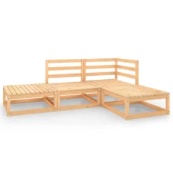 VidaXL 4-tlg. Garten-Lounge-Set Kiefer Massivholz -Deutschland Garten Zier Verkaufs-Shop 9d5a72f901fff3f2fecb36d72a5b1fa9
