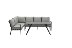 Garden Impressions Sergio Lounge/Dining Set 3-teilig Links Hellgrau