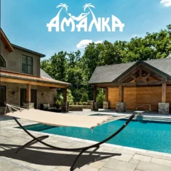 Outdoor Stabhängematte 190x80cm Garten Hängematte Mit Stange Bis 100kg Beige -Deutschland Garten Zier Verkaufs-Shop 9de5a6d1935e1bc133b0cb8fd61b6809