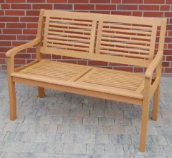 CASAYA Gartenbank Paolo 2-Sitzer Teakoptik, Eukalyptus Hartholz Holzbank -Deutschland Garten Zier Verkaufs-Shop 9ed0ddea922f8a867bb47409094384fb