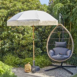 SIENA GARDEN Maui Mittelstockschirm Woodlook/natur Ø 180cm L30525 -Deutschland Garten Zier Verkaufs-Shop 9f0695ce5ca6f28a024b6a358372a37b