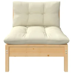 VidaXL 2-Sitzer-Gartensofa Mit Creme Kissen Massivholz Kiefer -Deutschland Garten Zier Verkaufs-Shop 9f18f4c8a9ba6336975332e7947818ee