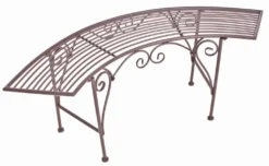 Garden Pleasure Eisen Bogenbank Sitzbank Parkbank Baumbank Edel Rost Optik Bank -Deutschland Garten Zier Verkaufs-Shop 9fd3a491e815bc4d8144facb9be487f2