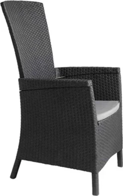 Siena Garden Gartensessel Vermont Kunststoff Geflechtoptik Graphit -Deutschland Garten Zier Verkaufs-Shop a00716660ed62bf1d9e49aeccc9b8731
