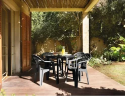 Gartentisch Lisa Kunststoff Graphit Ø90cm -Deutschland Garten Zier Verkaufs-Shop a02752bb527b9b759be8eb05b2f7000a