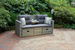 Garten Lounge Sofa Sitzgruppe Garten Couch Sessel Rattan Optik Gartenmöbel -Deutschland Garten Zier Verkaufs-Shop a06b4b9bdfbf3d20cc8fecbb4d262d79