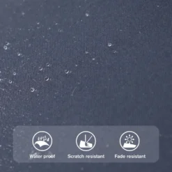 PHIVILLA Garten Sonnenschirme 380mm×200 Mm Balkonschirm Großer Sonnenschirm Für 6-8 Personen Terrassenmöbel Gartenschirm Handkurbel UV 50+ -Deutschland Garten Zier Verkaufs-Shop a06bca7484ff3e9ae5506a5295209f5a